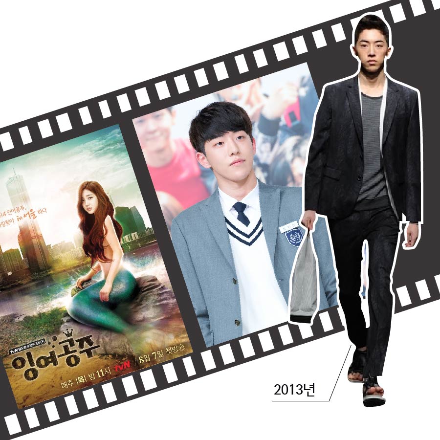 不過,接著在KBS電視劇<Who are you-學校2015>中的演出,再次深深地抓住女性觀眾們的心,整齣電視劇的收視率也有非常良好的表現!以22歲,正是青春無限好的年紀,他未來的發展更是令人期待。
