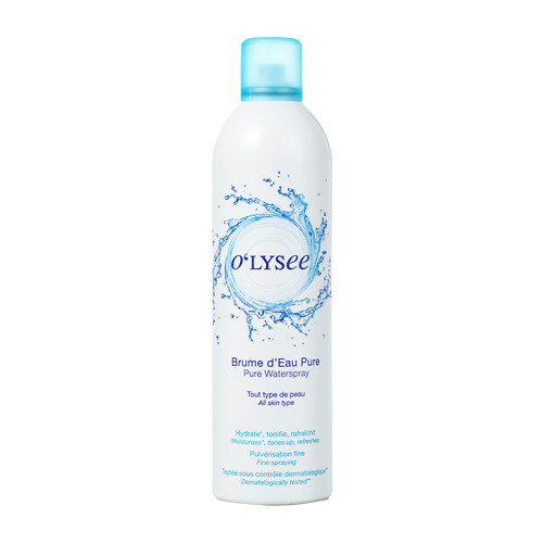 純水保濕噴霧—O'lysee / 400ml / 約台幣858元
含有高濃縮維他命原B5,可以改善損傷的皮膚,達到鎮靜的效果,讓皮膚飽滿含水的產品。容量大,價錢上相對也比較划算唷!
