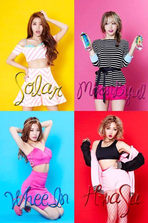 今年夏天的女團大戰~可以說是從6/19的MAMAMOO開始起跑~
接著有SISTAR、AOA(6/22)、9MUSES(7/2)、
少女時代、Girl’s Day(7/7)以及Apink(7/16)...