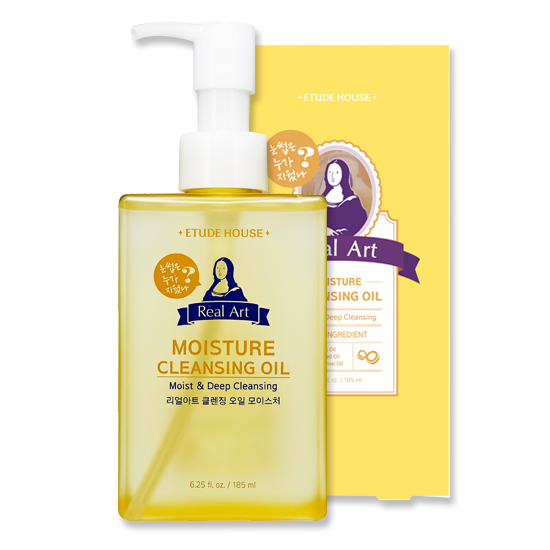 ✭好用卸妝油推薦✭
Real Art保濕卸妝油 / Etude House / 185ml / 台幣售價約395元
含有椰子、葡萄籽、杏桃籽的成分,可以幫助皮膚的角質乾淨去除,還能夠保持皮膚保水度,散發光澤。植物性油脂的成分,因此洗完臉後也不會感覺到乾燥。