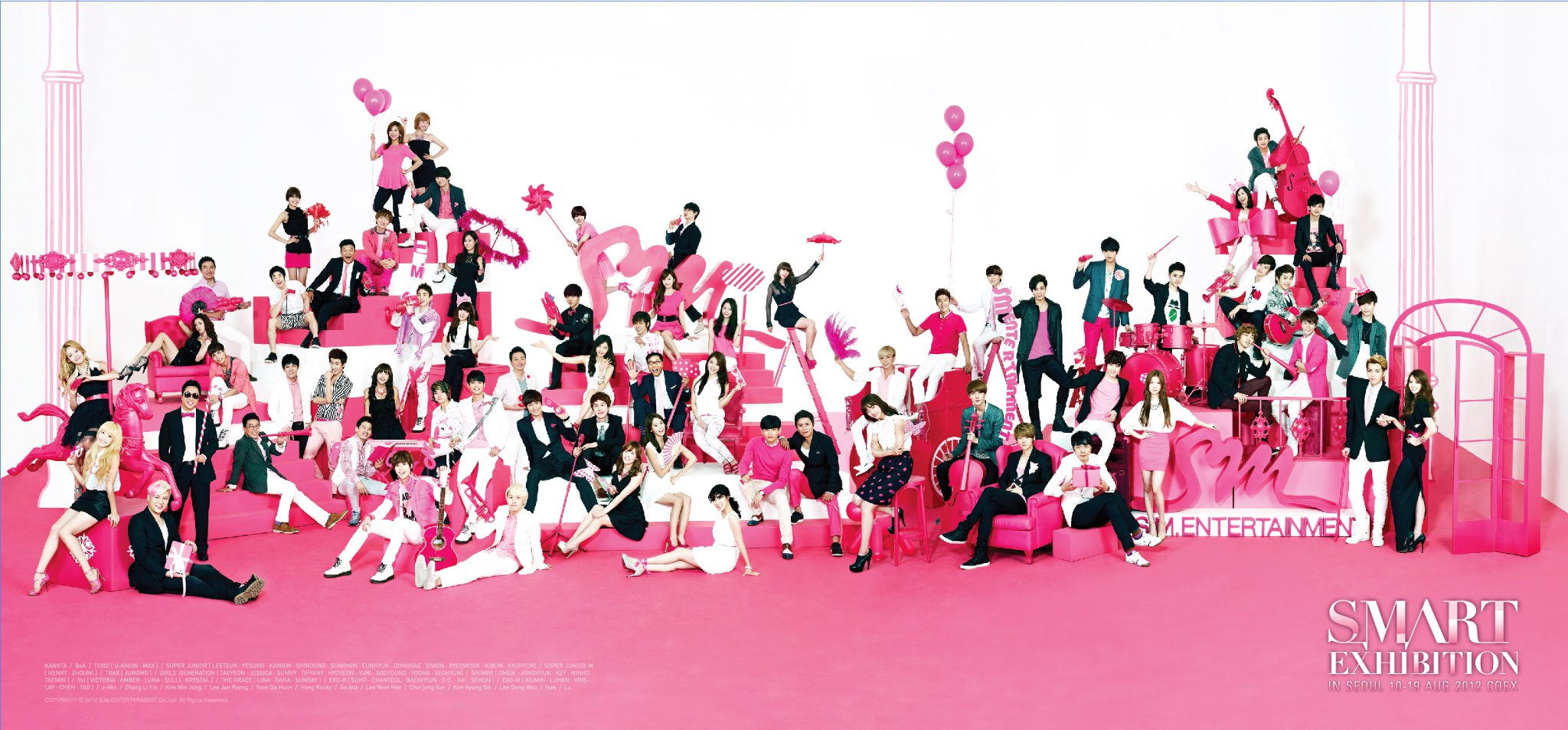第三名:SM娛樂
市值7.34億美元
旗下歌手:寶兒、東方神起、Super Junior、少女時代、SHINee、f(x)、EXO、Red Velvet等
演員:高雅羅、李沇熹、雪莉等