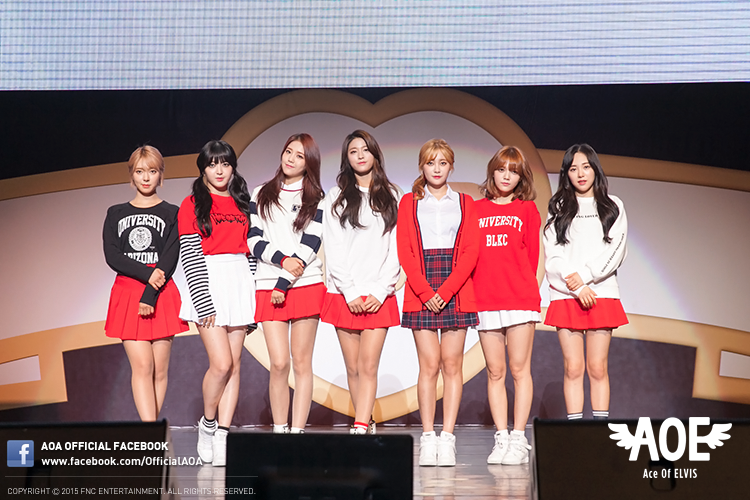 No.8 AOA +197
前陣子才在台灣、香港舉辦粉絲見面會的AOA也是人氣好旺,雖然結束了《怦然心動》的宣傳,所以粉絲增加速度趨緩,但是AOA官方粉絲總人數已經來到3萬8957名,破4萬指日可待!而且也已經擠上TOP 10女團粉絲數第10的寶座囉!