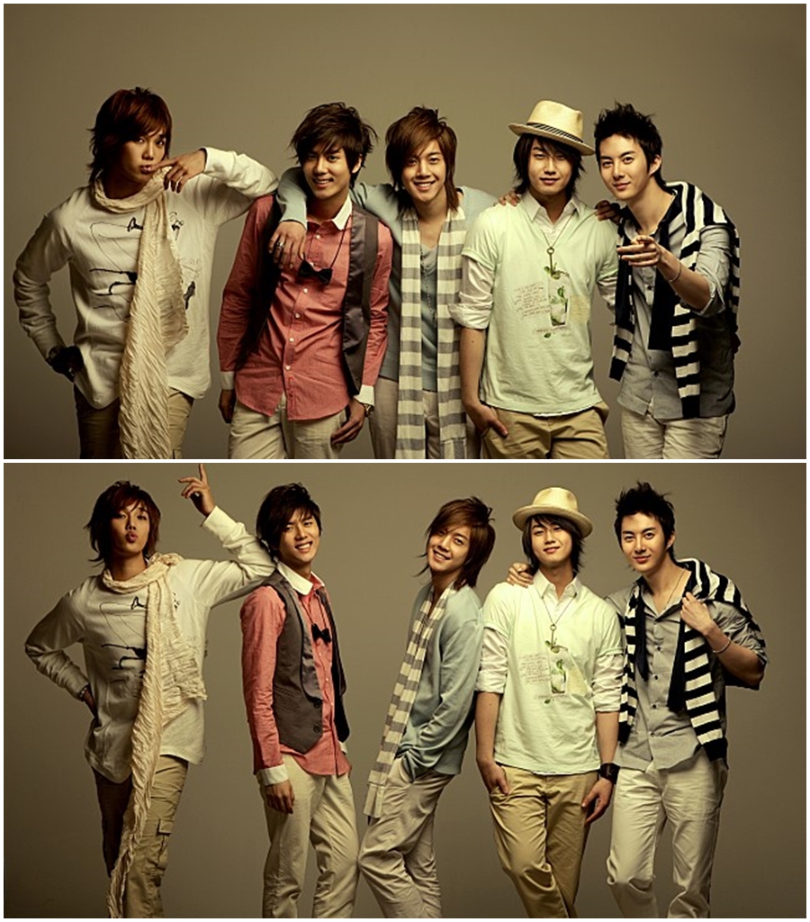★ SS501 :: 28.4 歲 ★
SS501 由金賢重、許永生、金奎鐘、朴政珉、金亨俊等五人組成,2005年以《警告》正式出道,2010 年和 DSP 公司合約到期後,目前為團員各自 solo 活動時期。