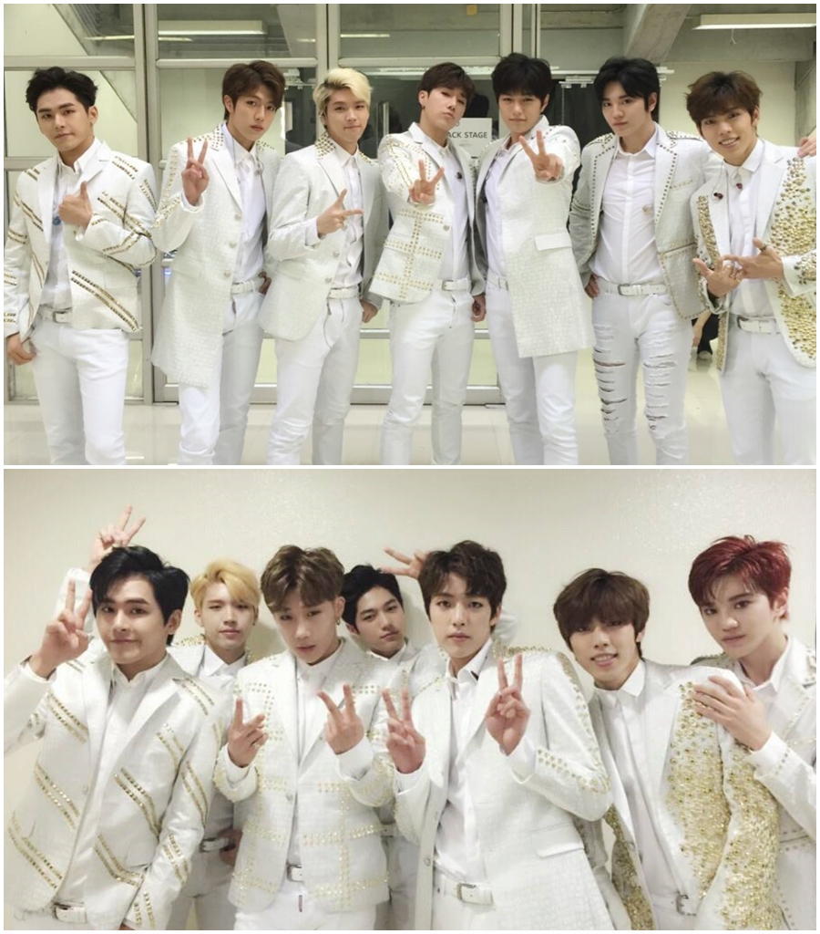 ★ INFINITE :: 23.8 歲 ★
2010年以歌曲〈再次回來吧〉出道的 INFINITE,由聖圭、東雨、優賢、Hoya、成烈、L 和成種等七名成員所組成,以整齊劃一的軍刀舞而聞名,說到整齊劃一的排舞,絕對不能少了他們!