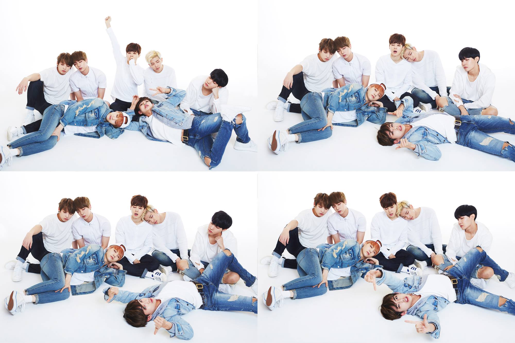 ★ 防彈少年團 :: 20.4 歲 ★
最近在韓國人氣很高的防彈少年團,是由 Jin、SUGA、J-hope、Rap Monster、Jimin、V、Jung Kook 等七名成員組成,預計在 11 月底回歸的他們,非常期待這次的排舞風格。