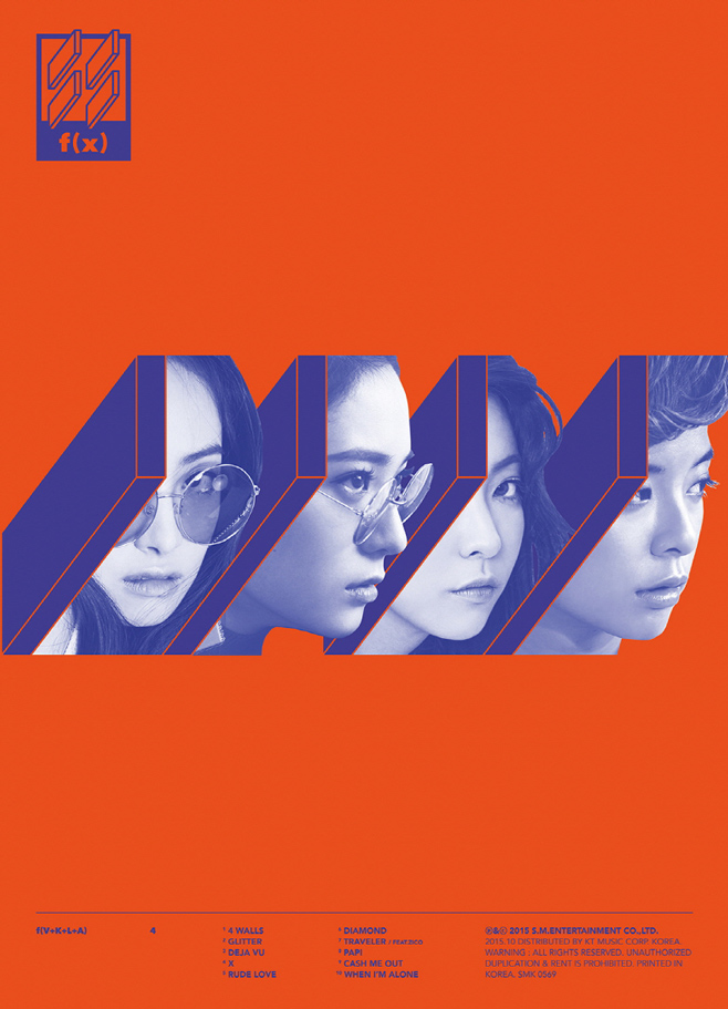★ No.4 :: f(x) 65,933 張★
在 10 月底才發行新專輯《4 Walls 》的 f(x),居然在短短幾天內就賣超過 6 萬張專輯,這個銷量和人氣真的不是開玩笑的啊 >_<!