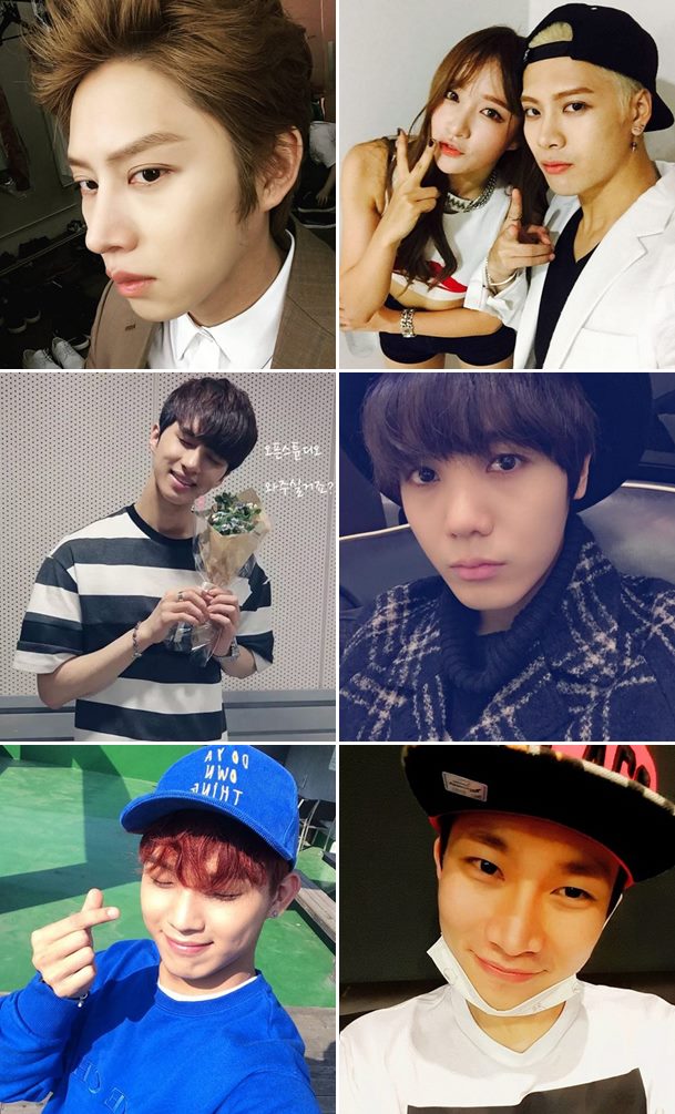 昨天通過V app直播節目ALL DAY EXID舉辦了Thunder Party,現場有SJ希澈、2PM澤演、GOT7 Jackson、BTOB炫植、恩光、VIXX Ken、FIESTAR禮智、MBLAQ Mir等多位藝人都到場應援EXID新歌(這陣容…(*´∀`)~♥)