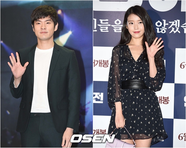 # 張基河(1982)&IU(1993)
雖然兩人年齡相差11歲 一直讓外界好奇他們會不會有代溝
但今天早上熱呼呼出爐的海報訪談中
他就提到儘管兩人年紀有些差異但是共同點很多
不僅互相學習他還大方的表示說 在IU身上看到10年前自己的樣子