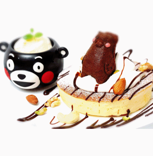 ▶Kuma Cafe
▶台北市中山區南京東路一段42號
熊本縣的吉祥物代表,在日本超受歡迎的~
餐廳門口樓下就有一隻穿著吊嘎和藍白拖的
熊本熊在迎接妳 非常入境隨俗~
喜歡Kuma的千萬不能錯過 !