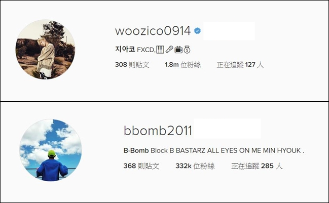 但相對於Block B的成員B-Bomb寫上自己是Block B的成員,Zico打上的敘述是自己和朋友組成的團體,IG也沒有追蹤Block B的所有成員,也讓粉絲有些意見