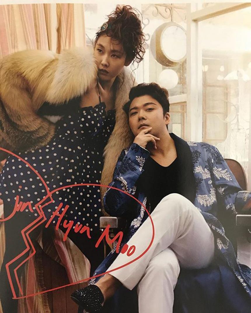 日前在节目上以「韩惠珍前男友」概念拍摄海报的主持人全炫茂,没想到